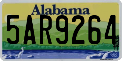 AL license plate 5AR9264