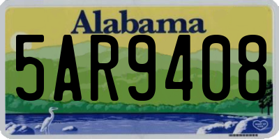 AL license plate 5AR9408