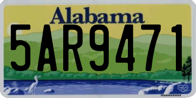 AL license plate 5AR9471