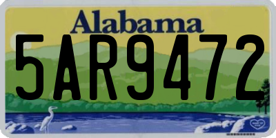 AL license plate 5AR9472