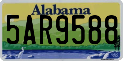 AL license plate 5AR9588