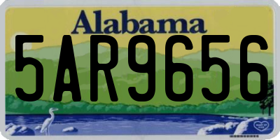 AL license plate 5AR9656