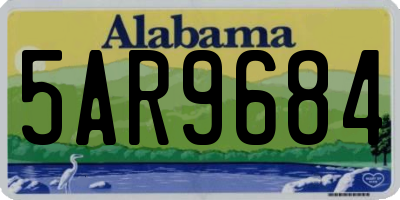 AL license plate 5AR9684