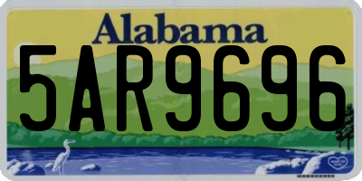 AL license plate 5AR9696