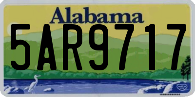 AL license plate 5AR9717