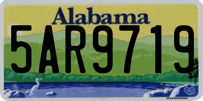 AL license plate 5AR9719