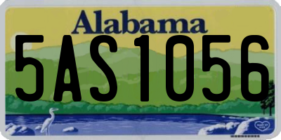 AL license plate 5AS1056