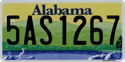 AL license plate 5AS1267