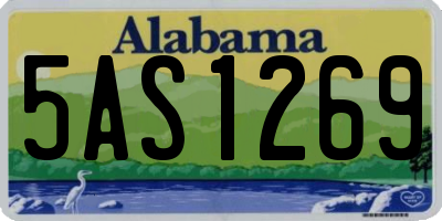 AL license plate 5AS1269