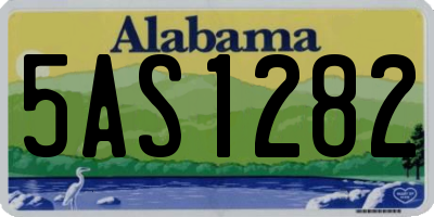 AL license plate 5AS1282