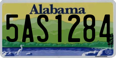 AL license plate 5AS1284