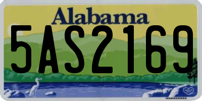 AL license plate 5AS2169