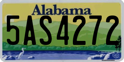 AL license plate 5AS4272