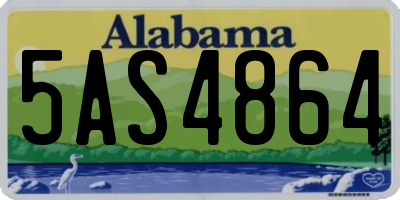 AL license plate 5AS4864