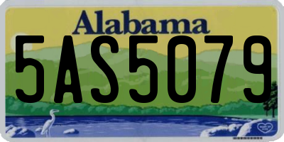 AL license plate 5AS5079