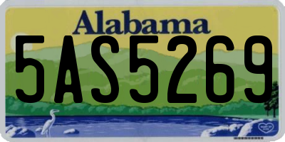 AL license plate 5AS5269