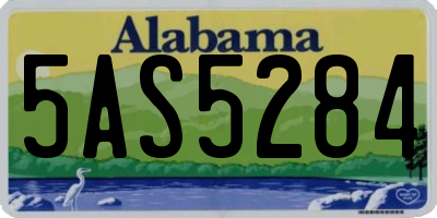 AL license plate 5AS5284
