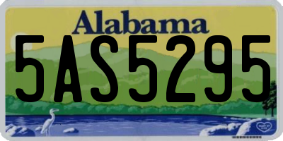 AL license plate 5AS5295