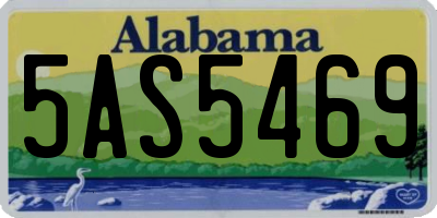 AL license plate 5AS5469