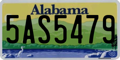 AL license plate 5AS5479