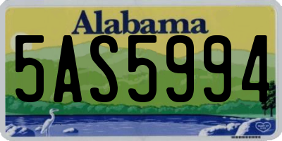 AL license plate 5AS5994