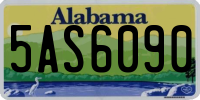AL license plate 5AS6090