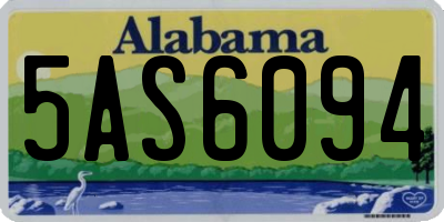 AL license plate 5AS6094