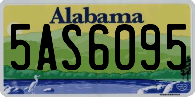 AL license plate 5AS6095