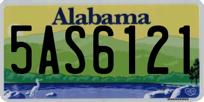 AL license plate 5AS6121