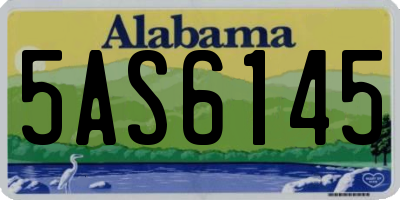 AL license plate 5AS6145