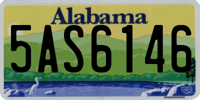 AL license plate 5AS6146