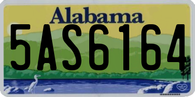 AL license plate 5AS6164