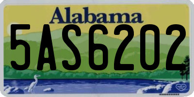 AL license plate 5AS6202
