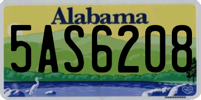AL license plate 5AS6208