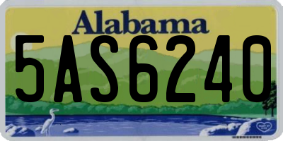 AL license plate 5AS6240