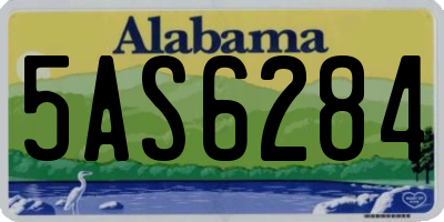 AL license plate 5AS6284