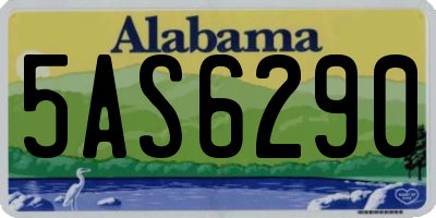 AL license plate 5AS6290