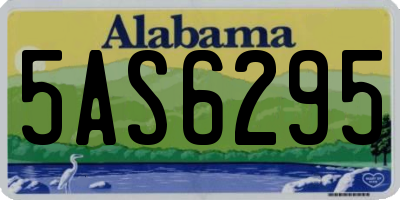 AL license plate 5AS6295