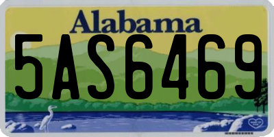 AL license plate 5AS6469