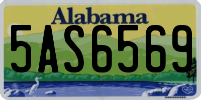 AL license plate 5AS6569