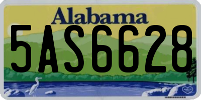 AL license plate 5AS6628