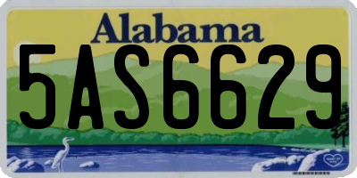 AL license plate 5AS6629