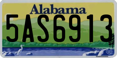 AL license plate 5AS6913