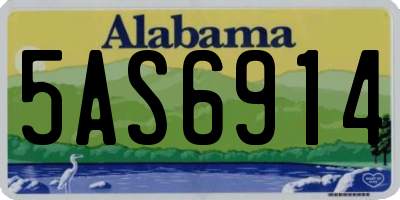 AL license plate 5AS6914