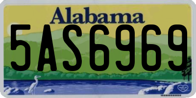 AL license plate 5AS6969