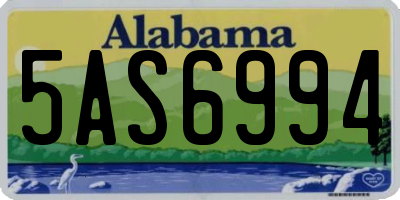 AL license plate 5AS6994
