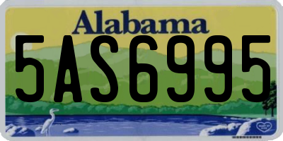 AL license plate 5AS6995