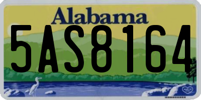 AL license plate 5AS8164