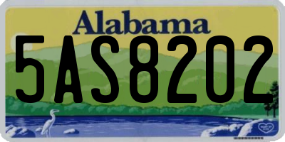 AL license plate 5AS8202