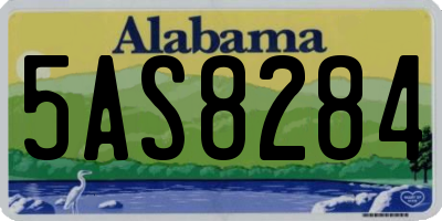 AL license plate 5AS8284